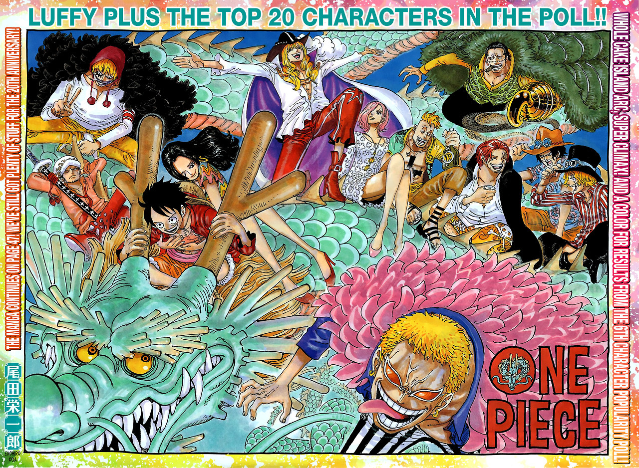 Fuck Yeah One Piece Colour Spreads