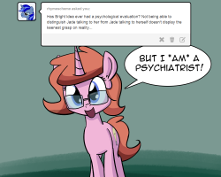 ask-jade-shine:  All good psychiatrists have a skull!  x3