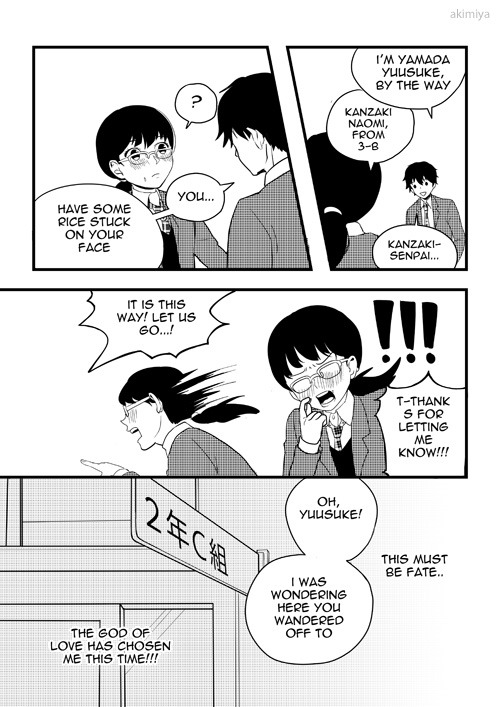 akimiya:  (reads RIGHT to LEFT) Real Life Shoujo Manga:  where things take a turn for the realistic. Chapter One: Naomi’s Great Transformation (10pg) - 2013 Hope everyone’s doing well! Belated holiday greetings from me, since my Internet has been