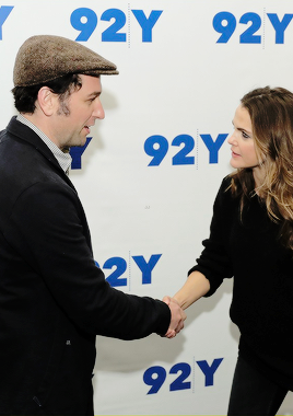kerirusselldaily:Keri Russell & Matthew Rhys at An Evening With ‘The Americans’ in NYC (Oct 30).