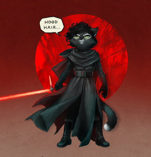 lackadaisycats:Uh oh. It’s a Star War.I drew these for Patrons, mostly in livestreams, ba
