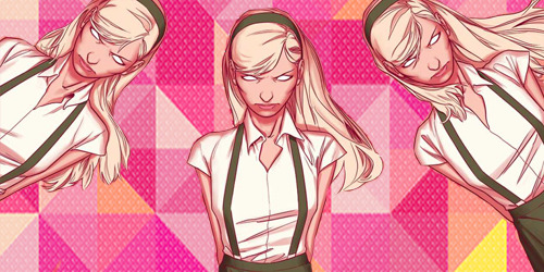 mutantsupreme:  Emma Frost and The Stepford Cuckoos (Uncanny X-Men)