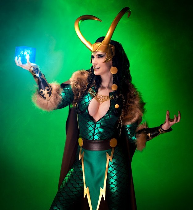 Lady Loki cosplay by Katy DeCobray