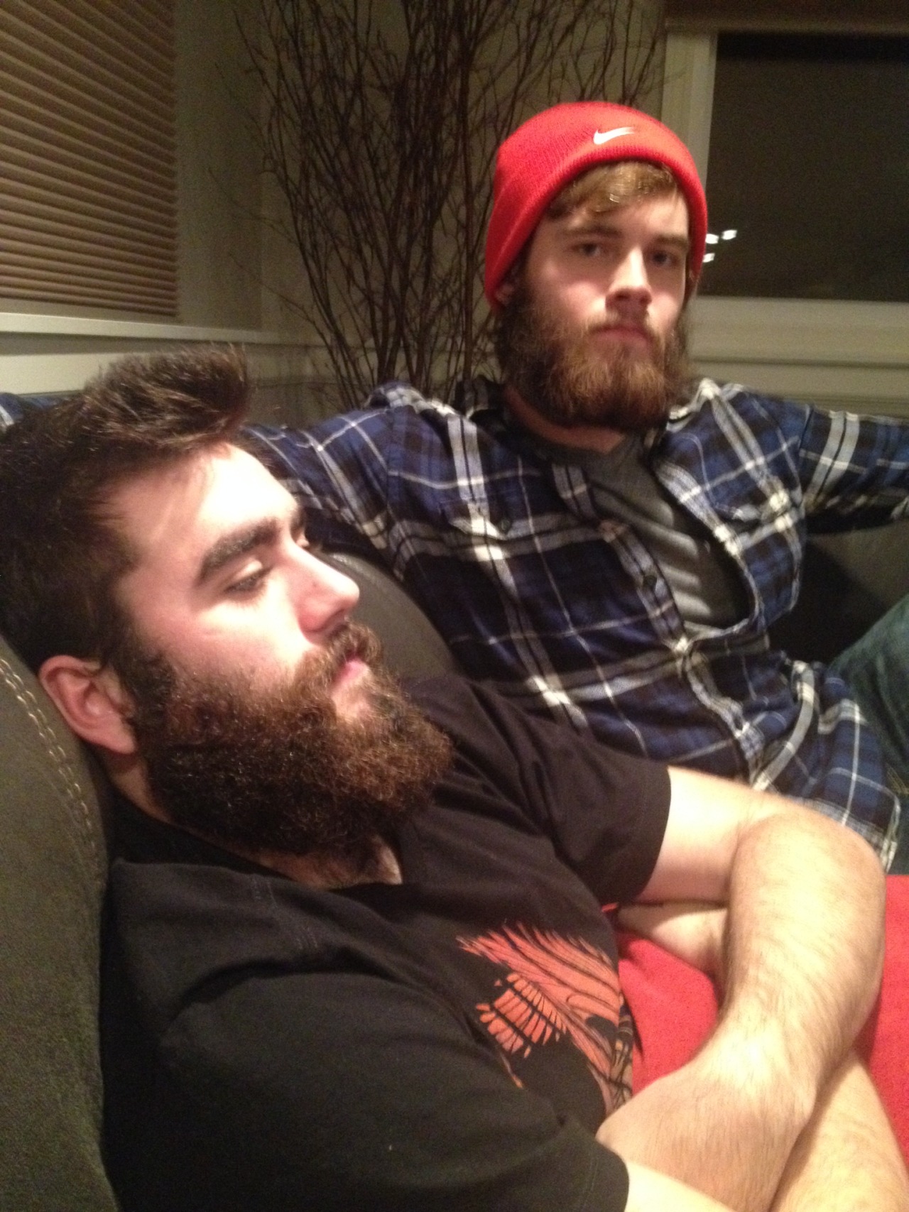 mattnussbaum123:  4 month beard in front, 3 month beard in back