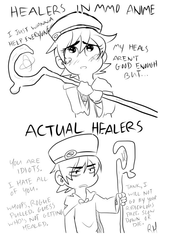 I just saw this and&hellip; yeah. I’m an actual healer.