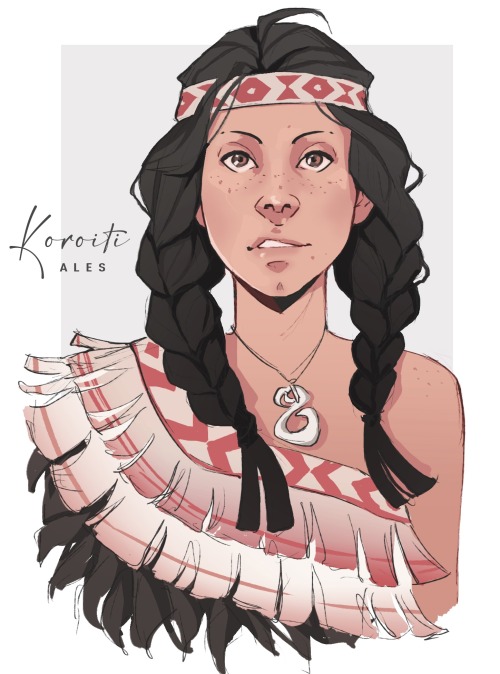 We continue our acquaintance with the faces from the new book. Koro, the daughter of the Chief of th