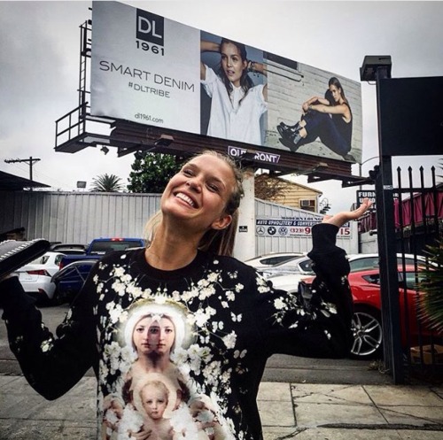 it is still the coolest thing to see myself on billboards. so grateful for @dl1961denim and everyone