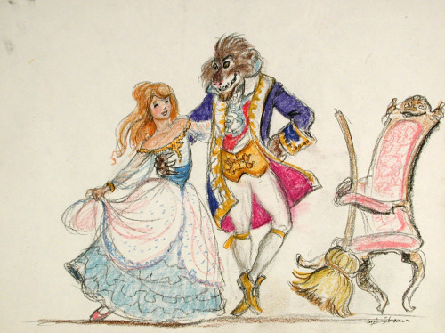 Beauty and the Beast Concept art by Mel Shaw