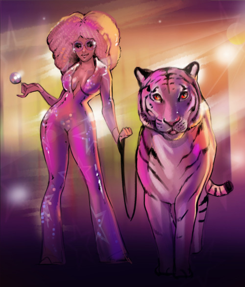 Some fan art for Doja Cat’s Say So video, with which I am rightly obsessed:https://www.youtube.com/w