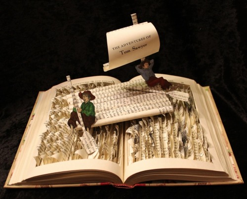 section1rules:  culturenlifestyle:  Whimsical 3D Book Sculptures by Jodi Harvey-Brown Pennsylvania-based artist, Jodi Harvey-Brown (previously featured here) has achieved the ultimate union between literature and sculpture. Conceptually and structurally