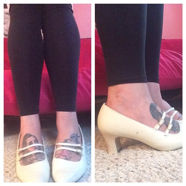 Probably about 5 foot 11 today 👠 but I was so in love with these vintages babies.