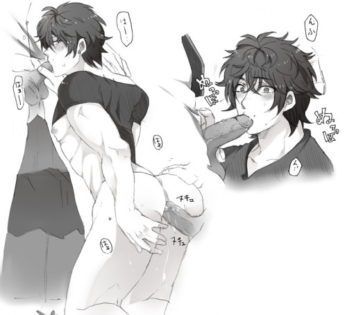 cutelilgayboys:   刃牙らくがき by ジェダイ  