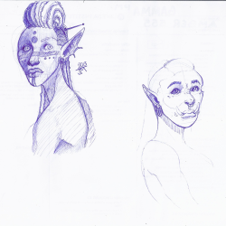 Theartofgranmaw:  Some Ball Point Pen Doodles I Did At School When I Should Have