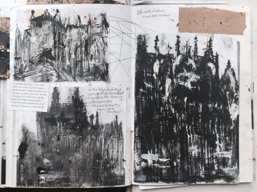 mounaks:  old monochromatic sketchbooks/journals (2012) 