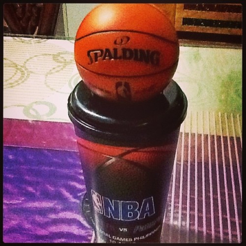 Got my limited edition NBA tumbler. #nba #rockets #pacers #spalding #limitededition #tumbler #mustwa