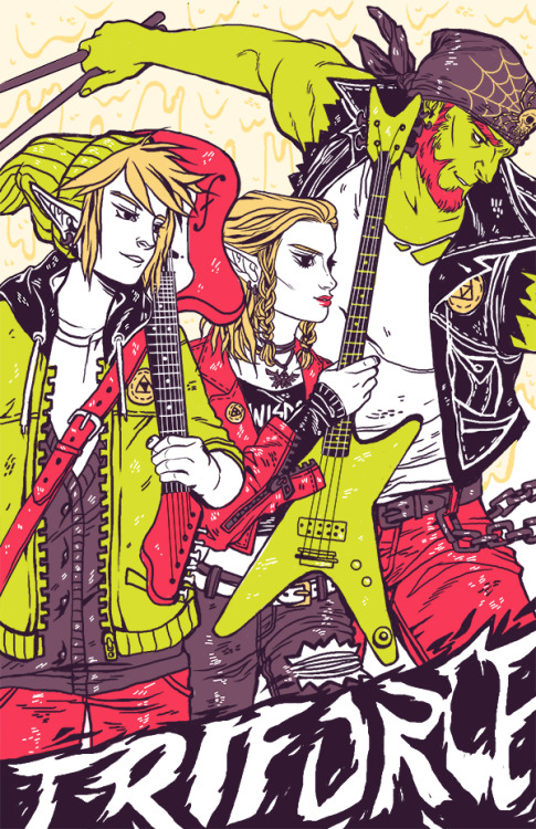 @atomiccitycomics is having another show for First Friday tomorrow night! Limited Zelda band posters