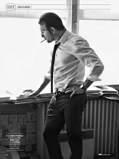 crazy4rich: Jean Dujardin for GQ France Oct 2014. 