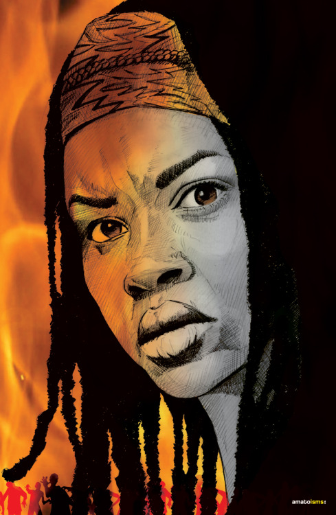 amatoisms:I LOVE the Walking Dead!I’m really into portraits right now, so I did my favorite four fro