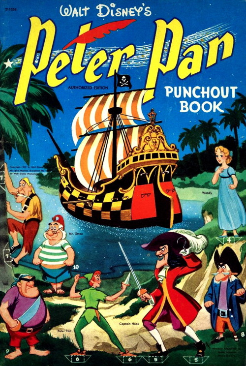  Peter Pan Punch Out Book (1952)
