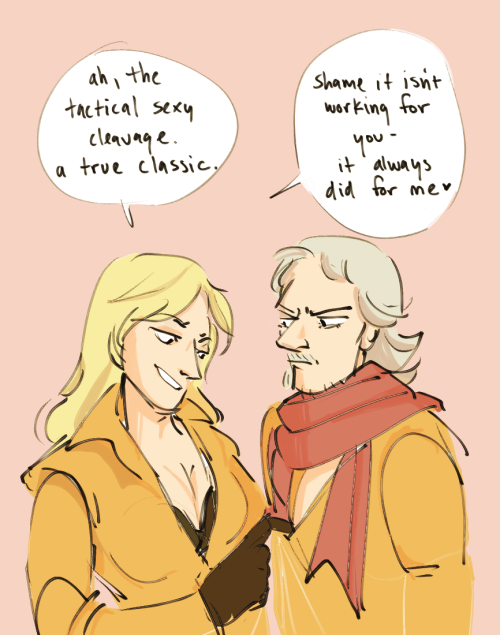 ultranol:i’m still laughing at how kojima demanded that mgsv!ocelot be the most attractive of the tr