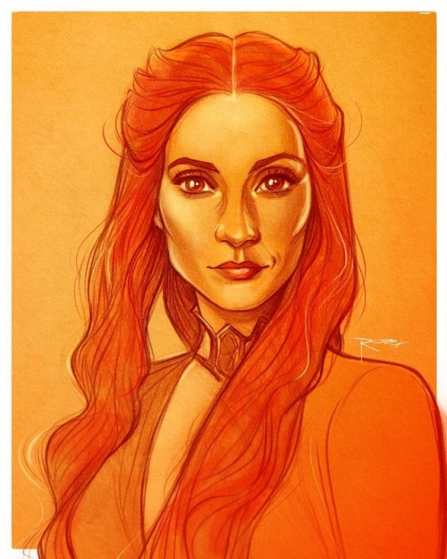 MEL || one more for the road in my ladies of Game of Thrones series, the red witch Melisandre Which 