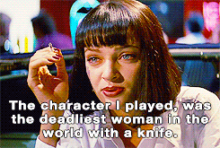 heartbeat-kaleidoscope:tasyoungreckless:Pulp Fiction vs Bad Blood Music VideoWHOEVER MADE THIS I FUC