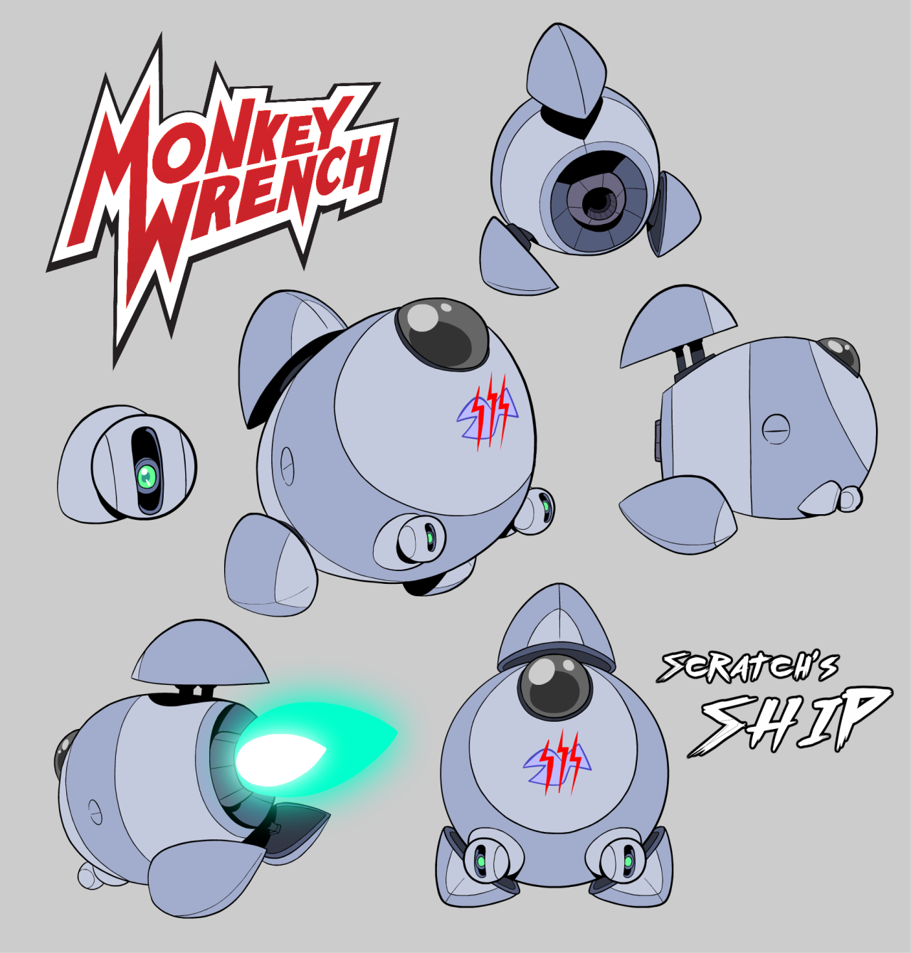 monkey-wrench-zeurel:Monkey Wrench Ep 1 reference sheets!