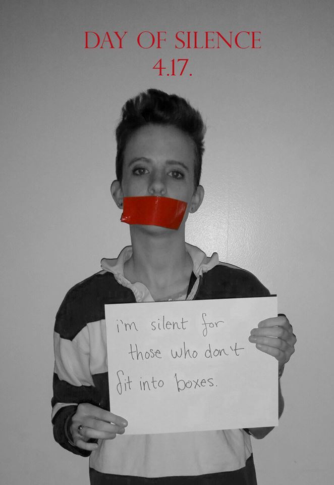 star-scout:  My School makes these posters for day of Silence every year. 2015