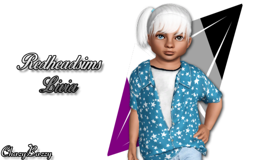 chazybazzy: Redheadsims LiviaToddler-Child FemaleCustom ThumbsCredits4t3 Conversion by MeDownload   