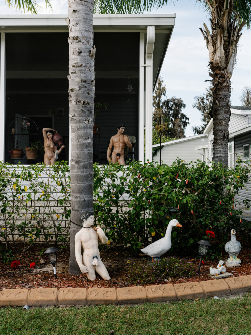 Nude cooking and dining at Lake Como Resort in Lutz, Florida, for The New York Times