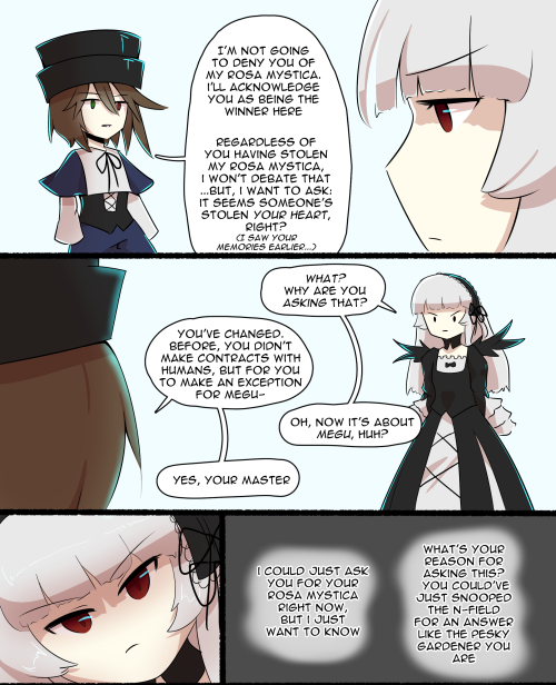 LONG POST I AM SORRY I always thought that Souseiseki’s interest in Suigintou and Megu’s