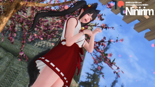 Kitsune Miko (All Bodyslide) by Nini[Download]