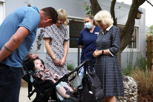 The Duchess of Cornwall, Patron, visits Helen &amp; Douglas House. Oxford, 13.07.2021