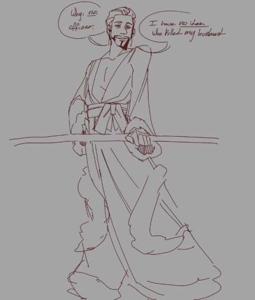 Elias In The Husband Killer Gown