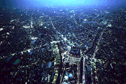 lain01:  As an homage to one of my favorite movies I turned Tokyo into Neo-Niihama from Ghost in the Shell, at least color wise. 