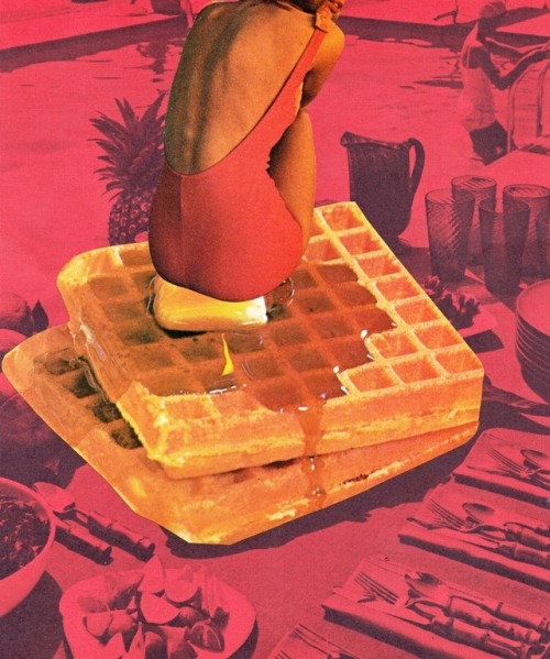 lesstalkmoreillustration:   WAFFLE Art Print By Beth Hoeckel *More Things & Stuff
