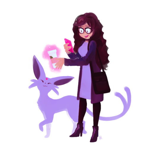 eightyuh: my rymesona would be a crazy espeon lady who’s single but married to her job and her