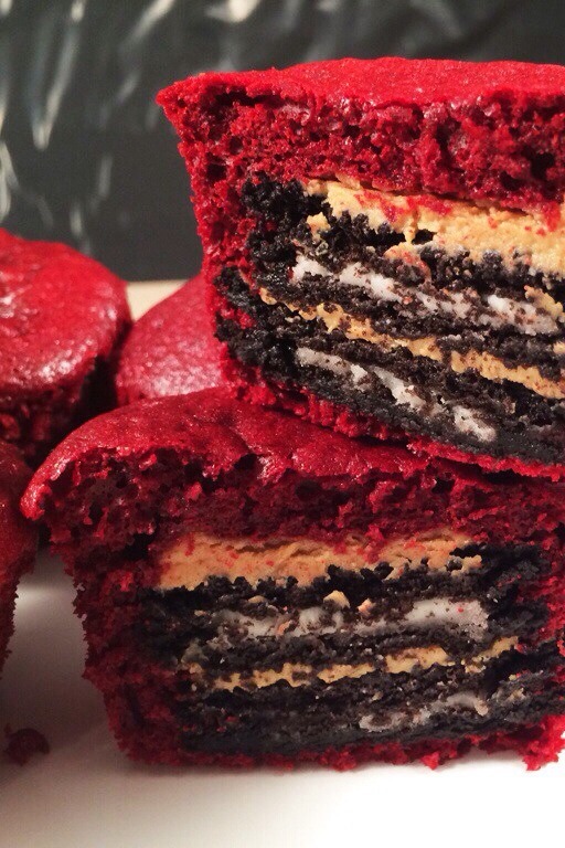 imforeverjustyours:  Oreo Cheesecake,  Oreo Brownies &amp; Oreo Red Velvet Peanut