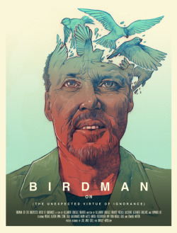 fuckyeahmovieposters:  Birdman by Joel Amat