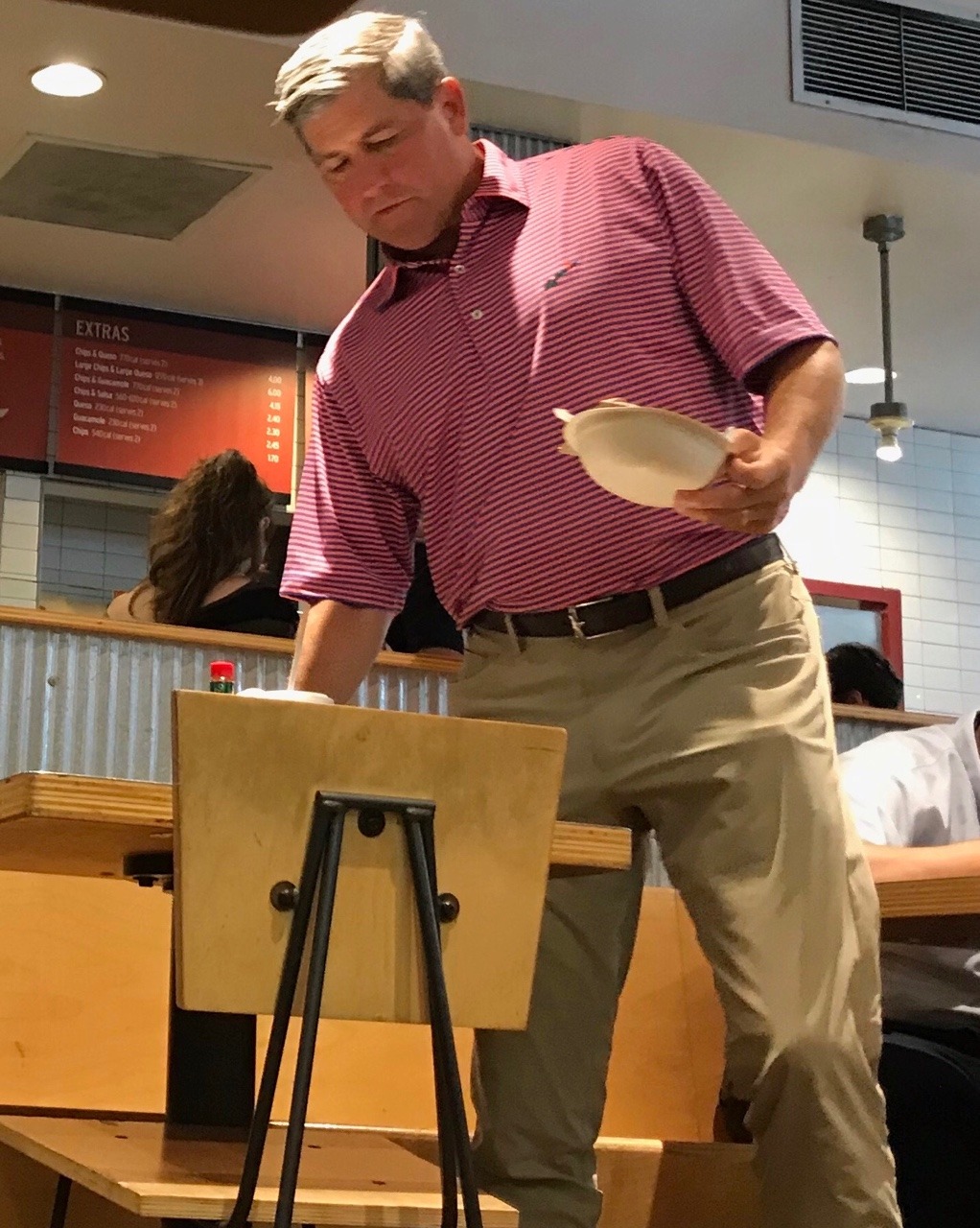 daddiesonthego:Burrito Bowl Daddy enjoying his generous portion of protein for lunch
