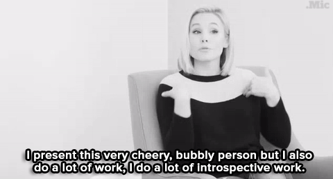 laureninlilly: this-is-life-actually:  Watch: Kristen Bell opens up about the mental health double standard and how she manages her own struggle.  Follow @this-is-life-actually  Hit reblog on this so hard 