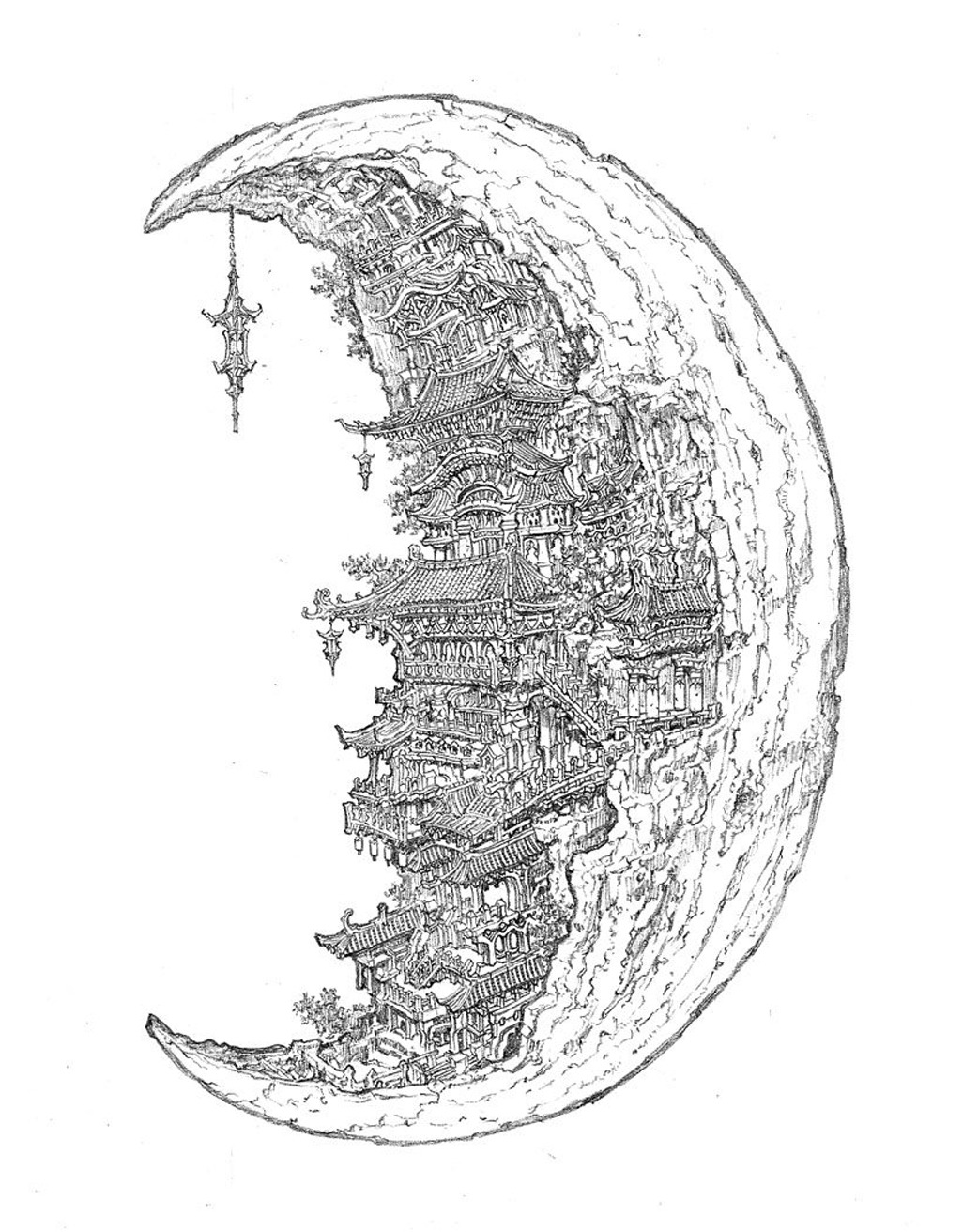 thebikupan:  theartofanimation:  Min Seub Jung   I need to start drawing more architecture.