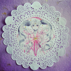 draa:  Daily Doily - Moonlit SilkThis was so much fun I might make a set of all the scout’s transformations :).  