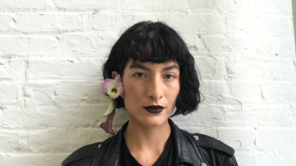 dar-a: rodarte fall 2016 orchid earrings by florist joseph free vogue.com 