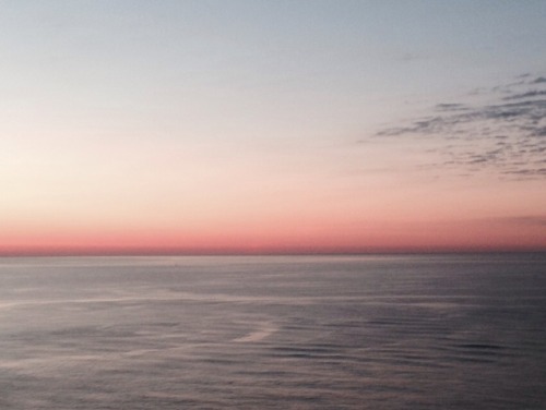 lizzo:  the sunrise over the beach this morning