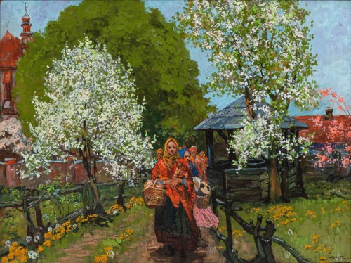 “Spring” (1891)Ludwik Stasiak (Polish;1858-1924)oil on canvas, private collectionCONNAISSEUR