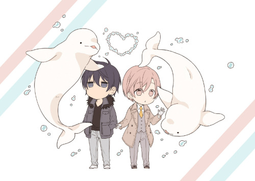 amiyaoixzqy: Chibis Kurose x Shirotani   Double 10 Count ~  Secret Party  // &nb