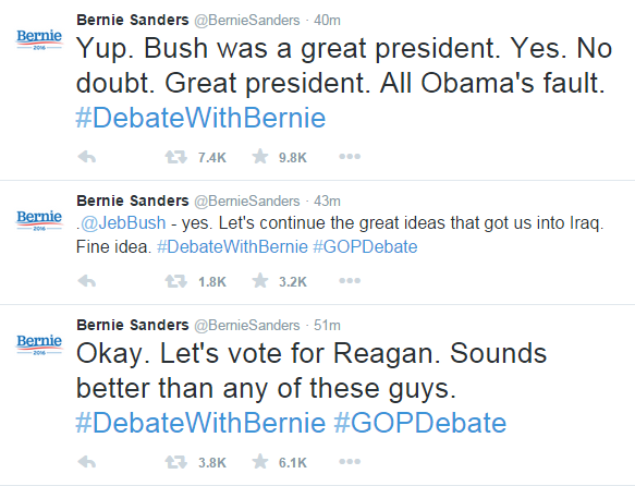 amazngphils:  Aesthetic: Bernie Sanders brutally dragging the republicans during