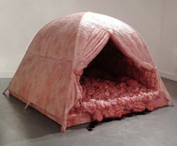   Fleshy Intestine Tents by Andrea Hasler