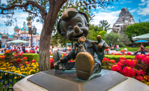 chef-mickeys:Pinocchio, the Castle, and the Matterhorn by Dominick Tabon